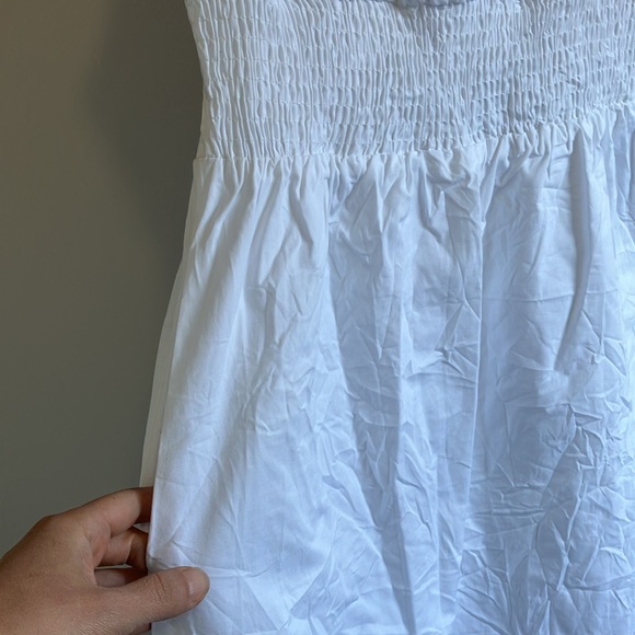 Lulu’s Simplicity is Best white sleeveless midi dress size Large - Picture 7 of 13